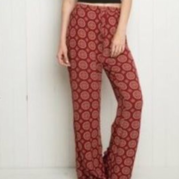 brandy print flare pants